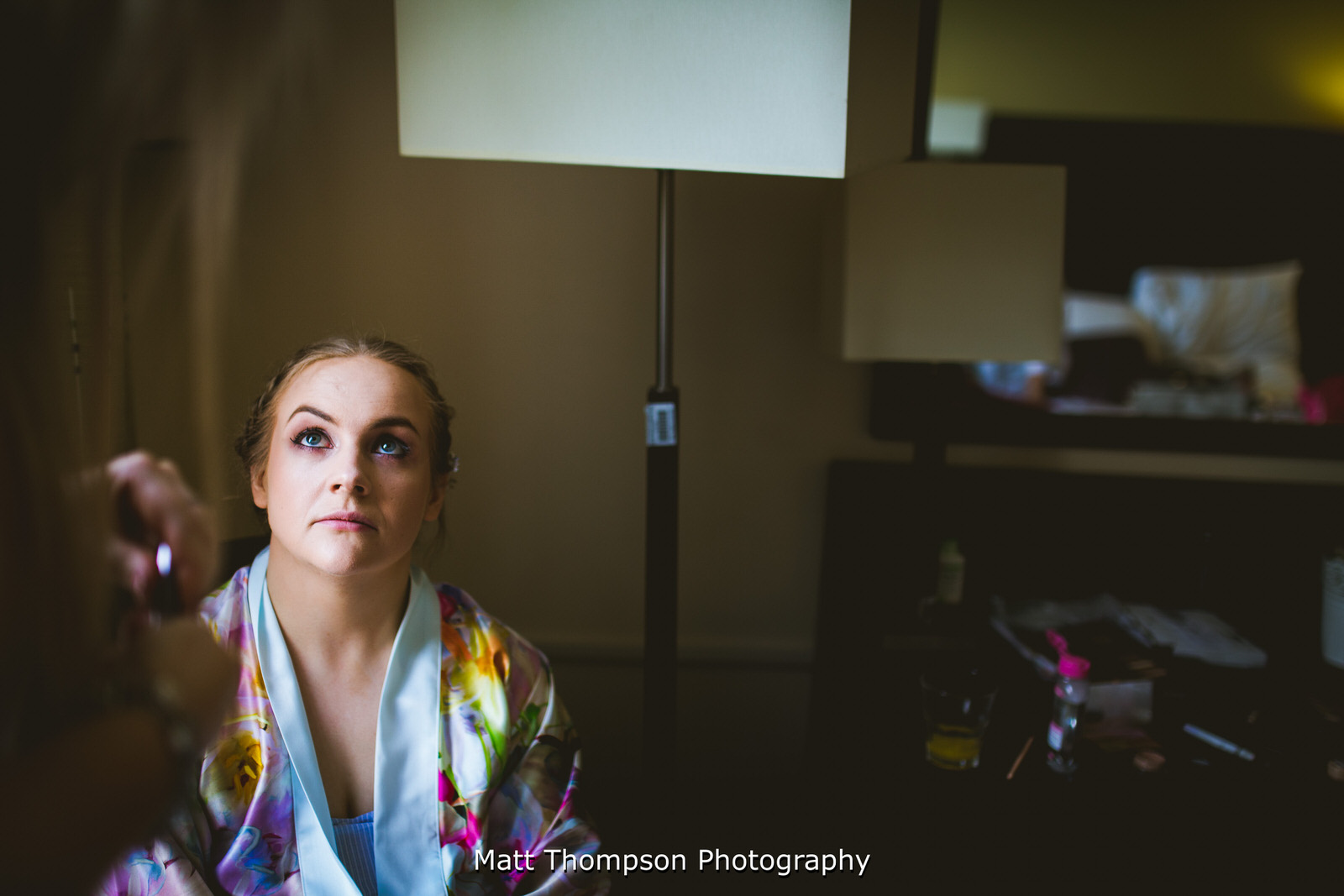 bridal prep at mercure hotel in bradford