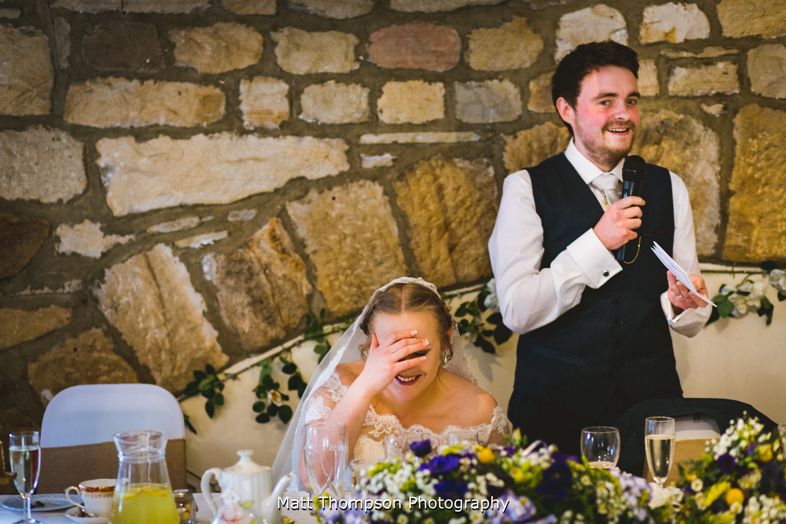 bride embarrassed