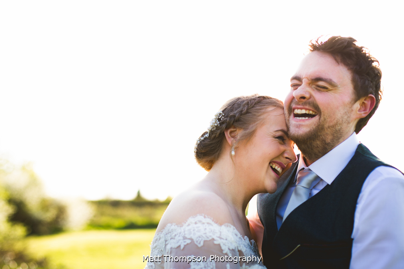 laughing natural wedding photography