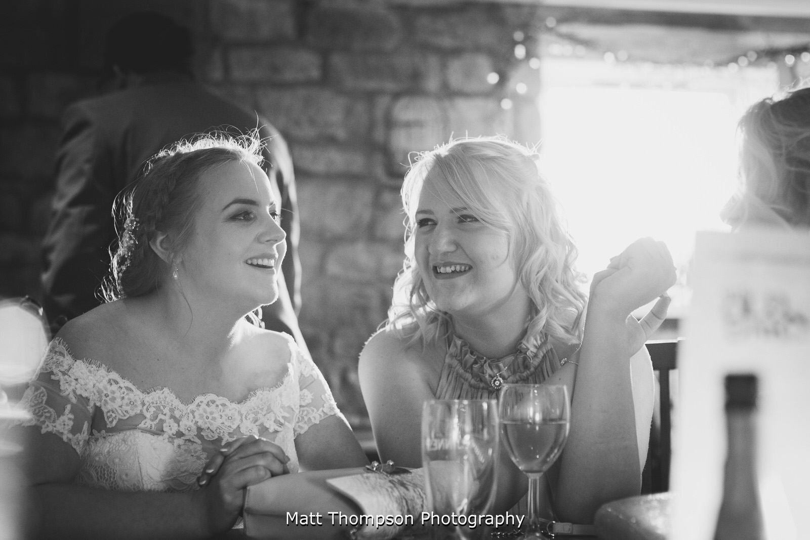 bride and maid of honour