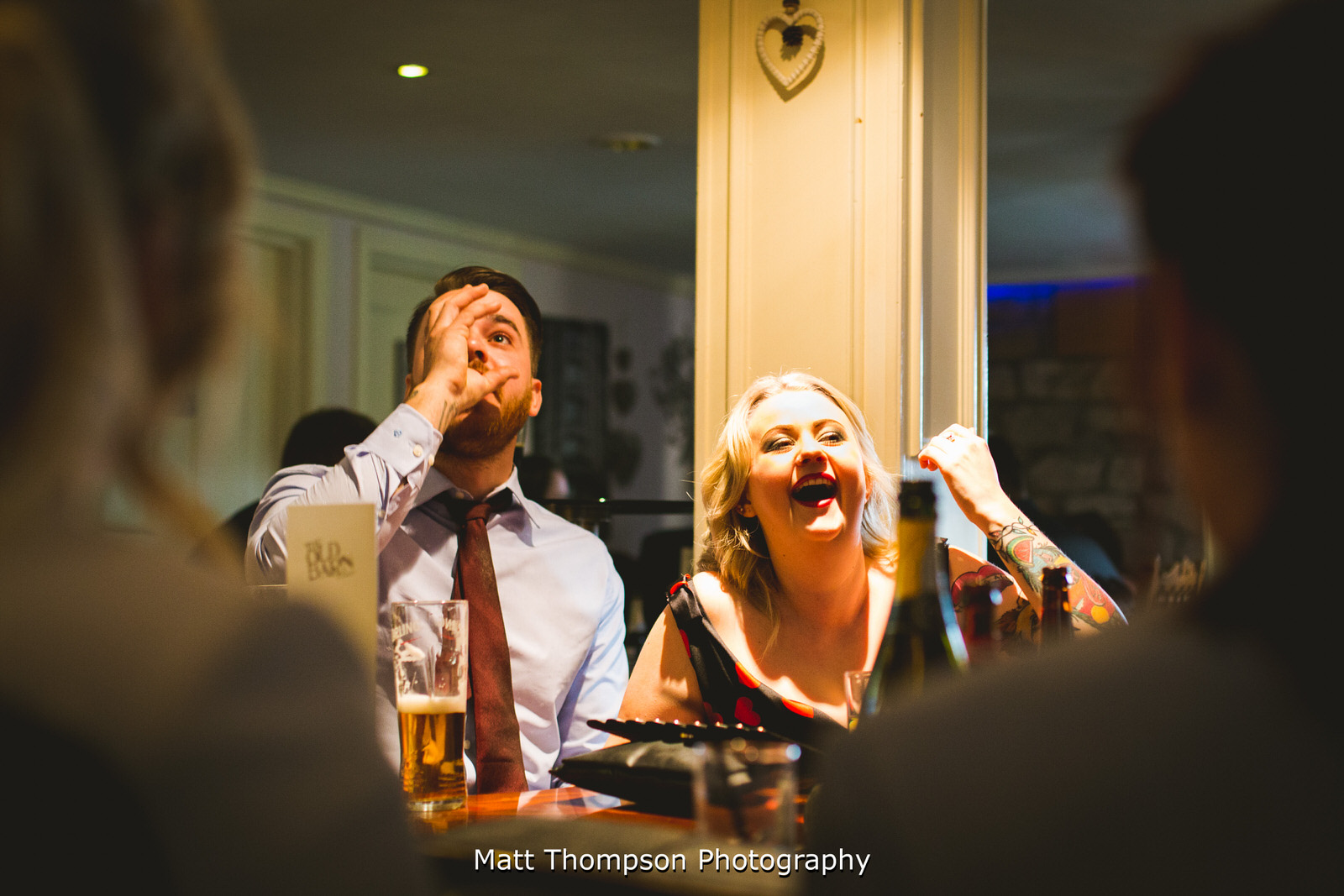 drunk wedding guests
