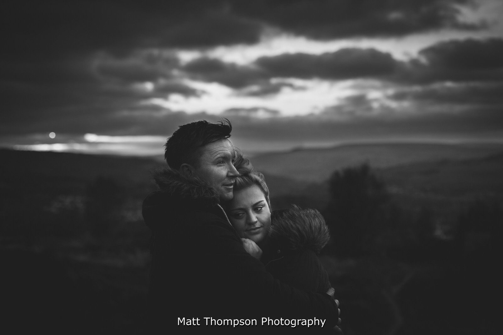 black and white photo