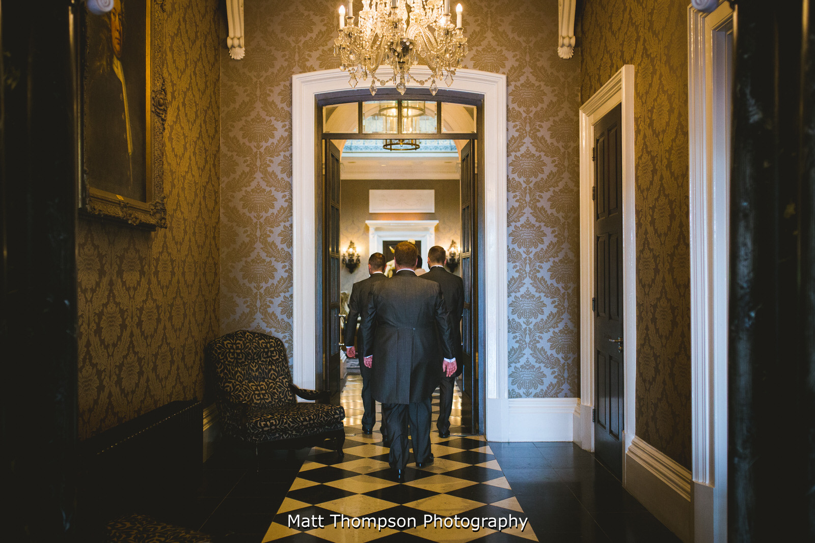 groomsmen at oulton hall leeds