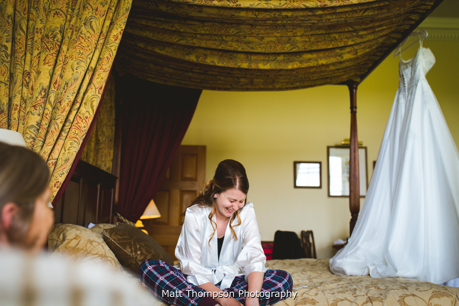 bride laughing
