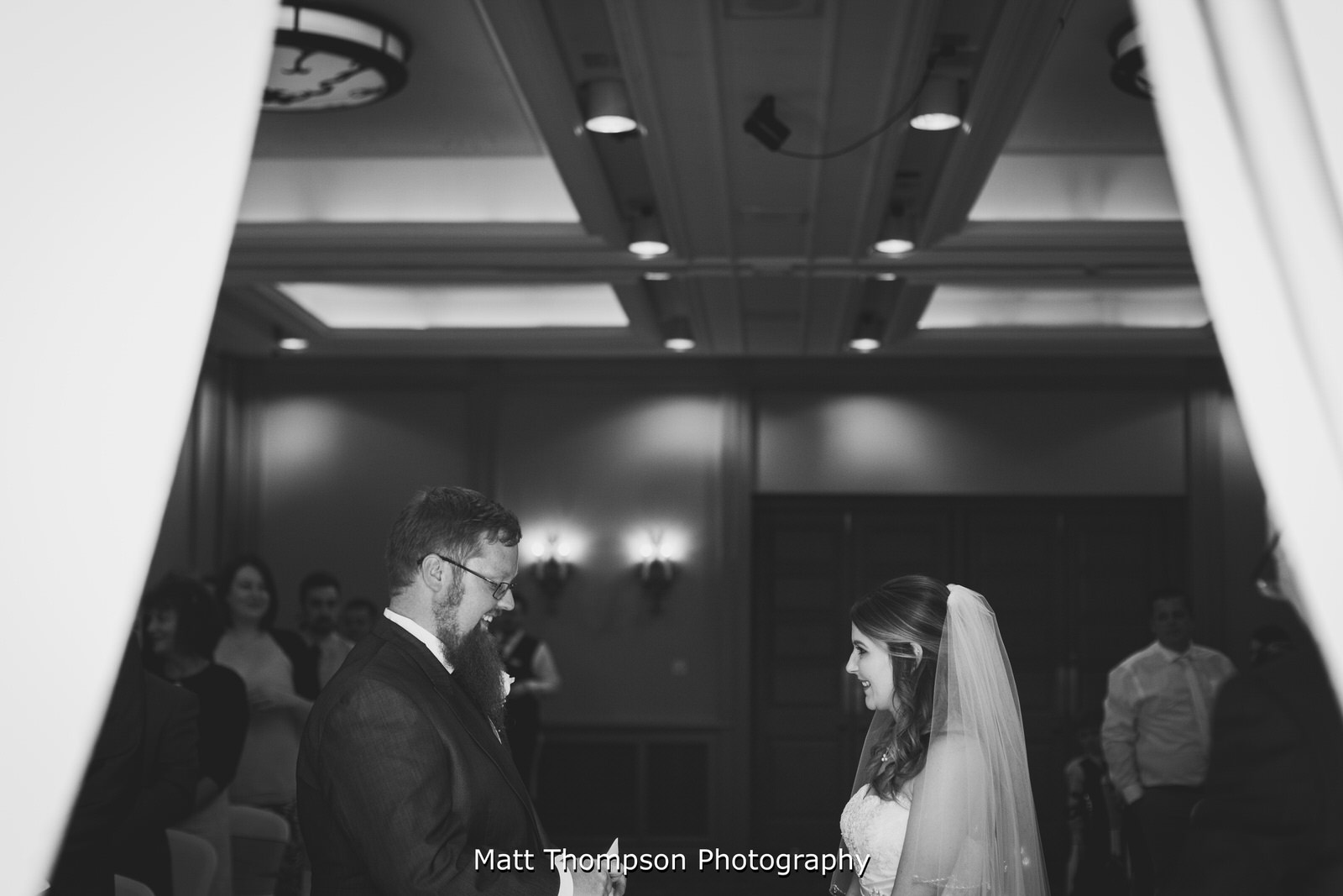 black and white ceremony