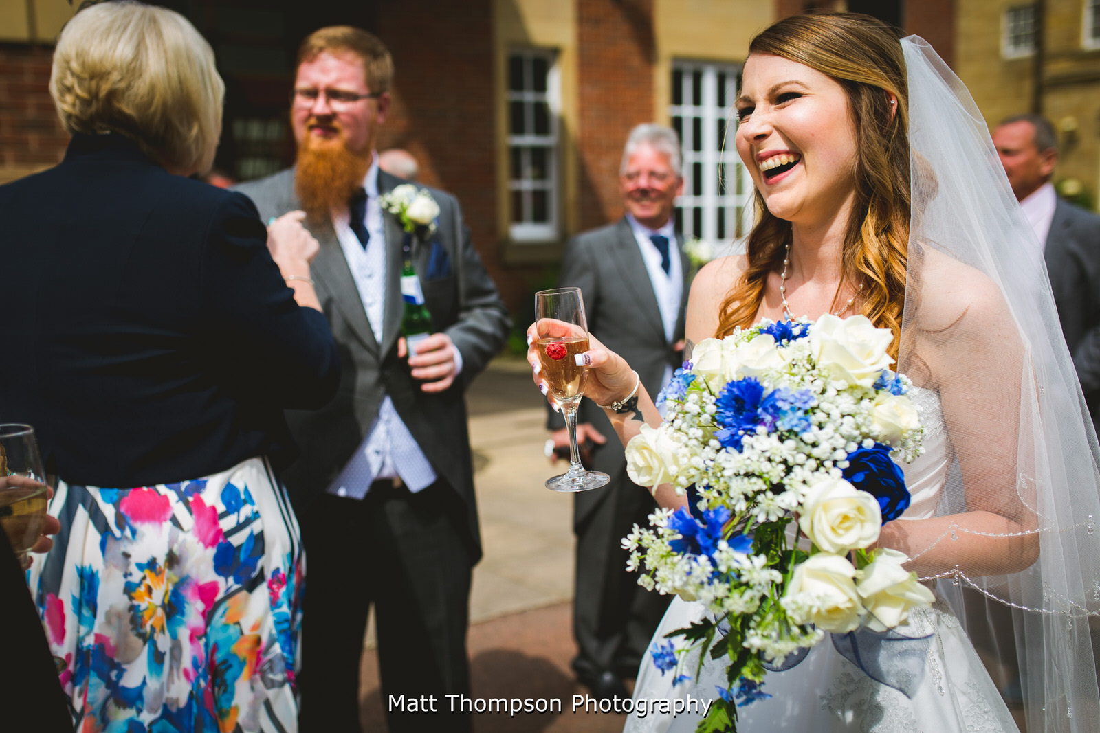 drinks reception at oulton hall