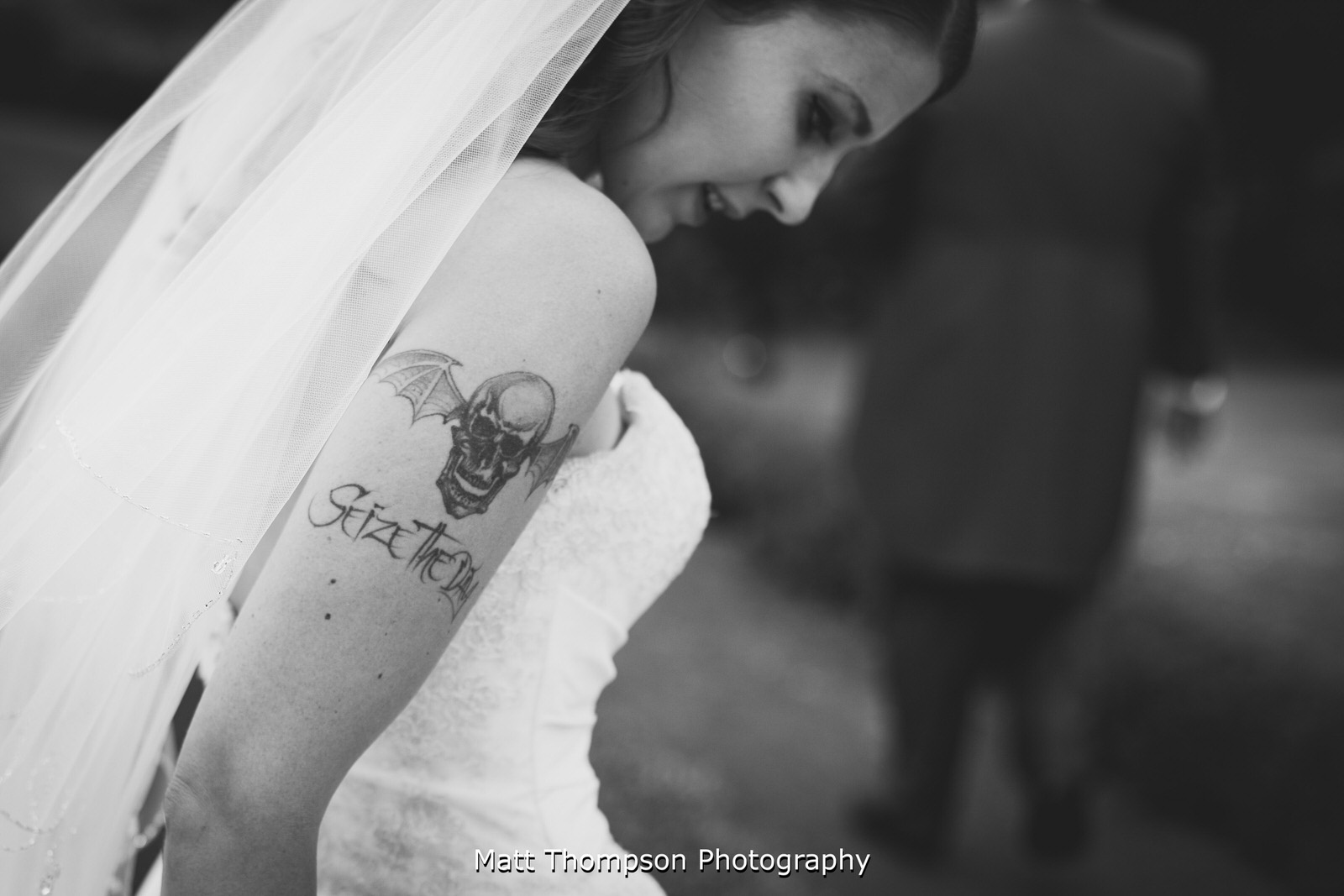 tattooed bride