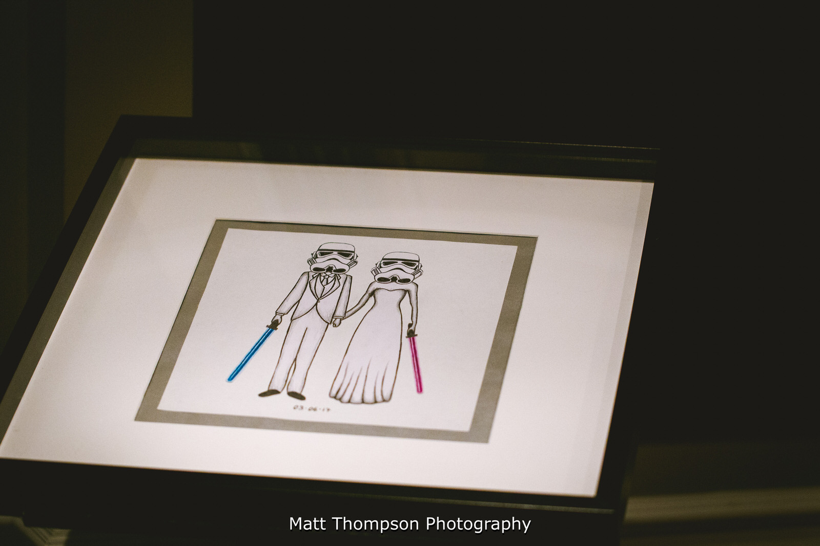 star wars wedding drawing