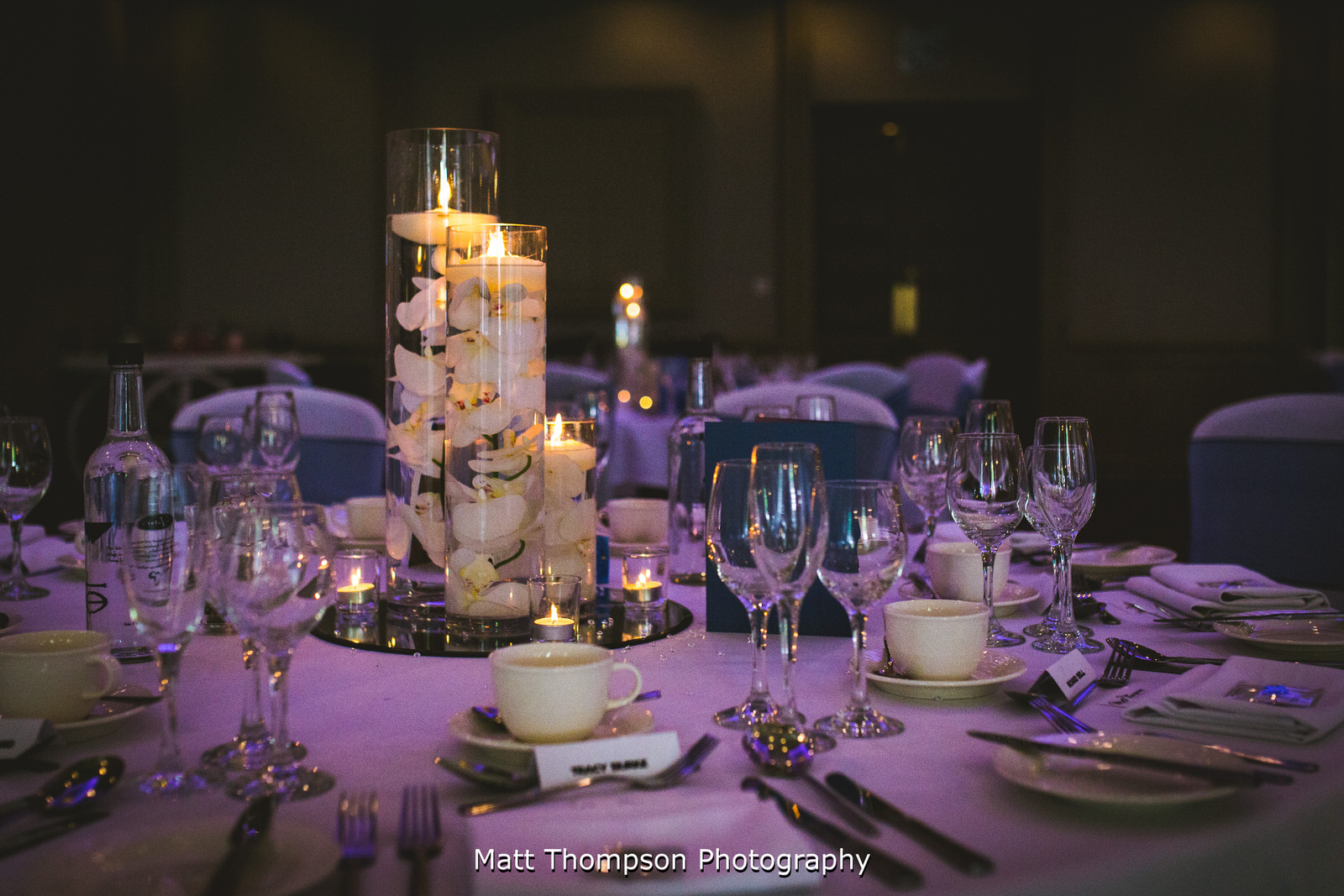 wedding table decorations oulton hall