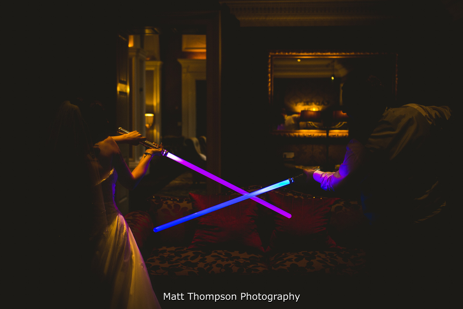 light saber battle