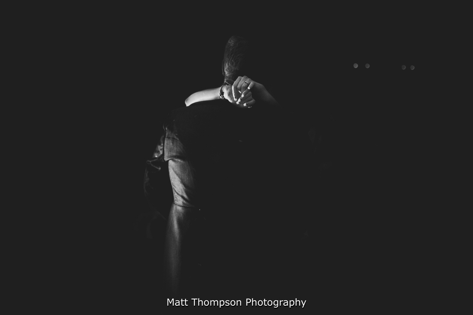 black and white first dance