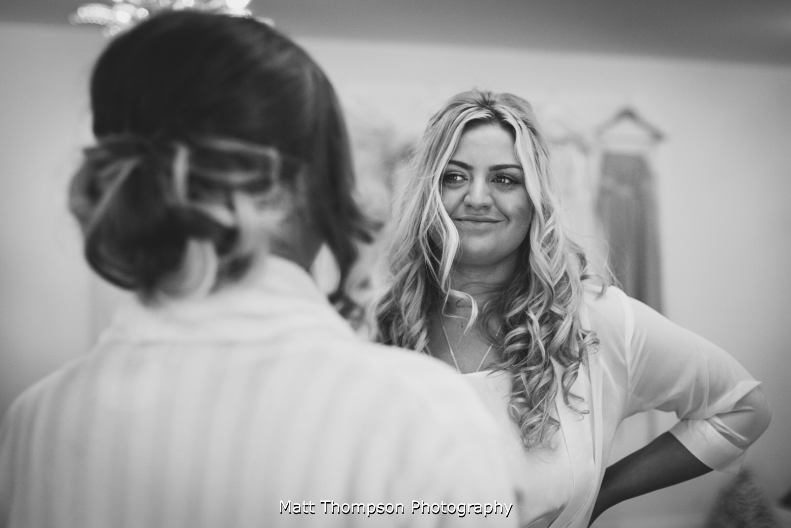 bride smiling