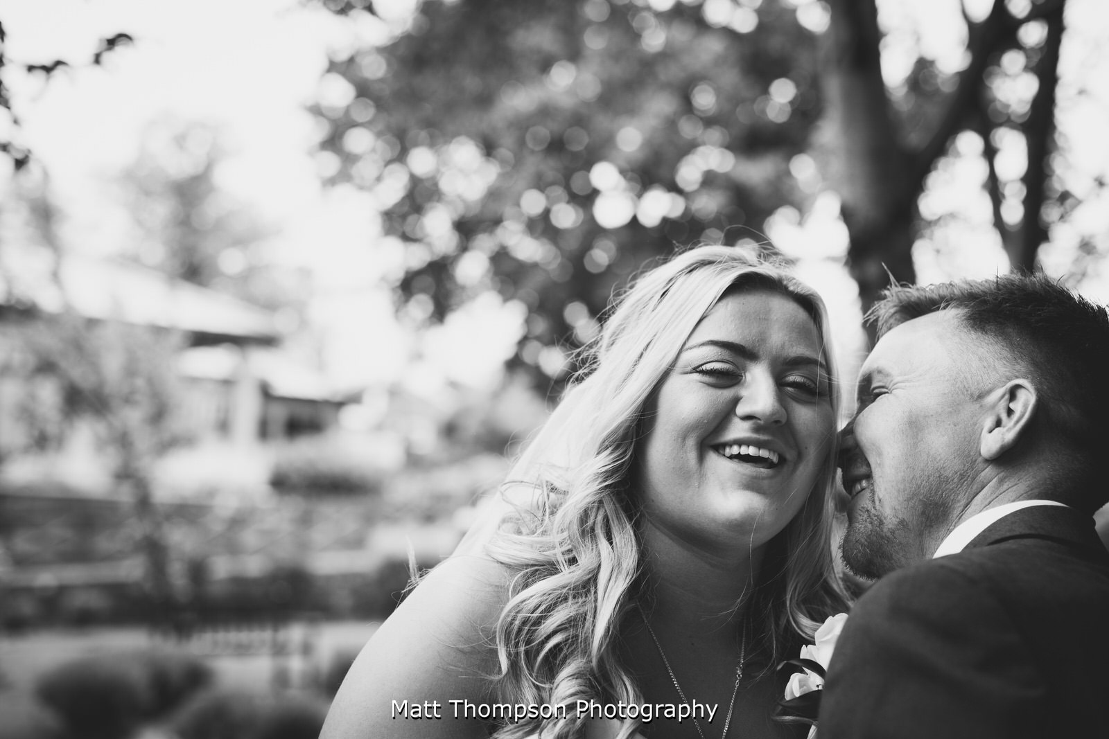 bride and groom laughing in halifax