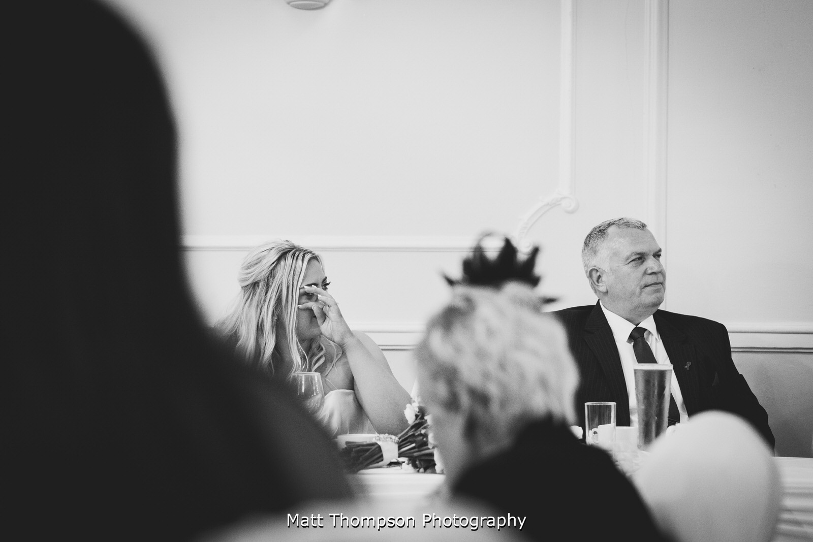 bride crying
