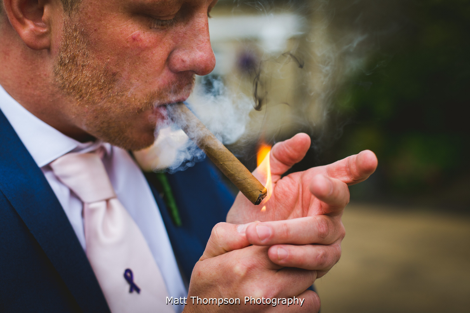 cigar lighting