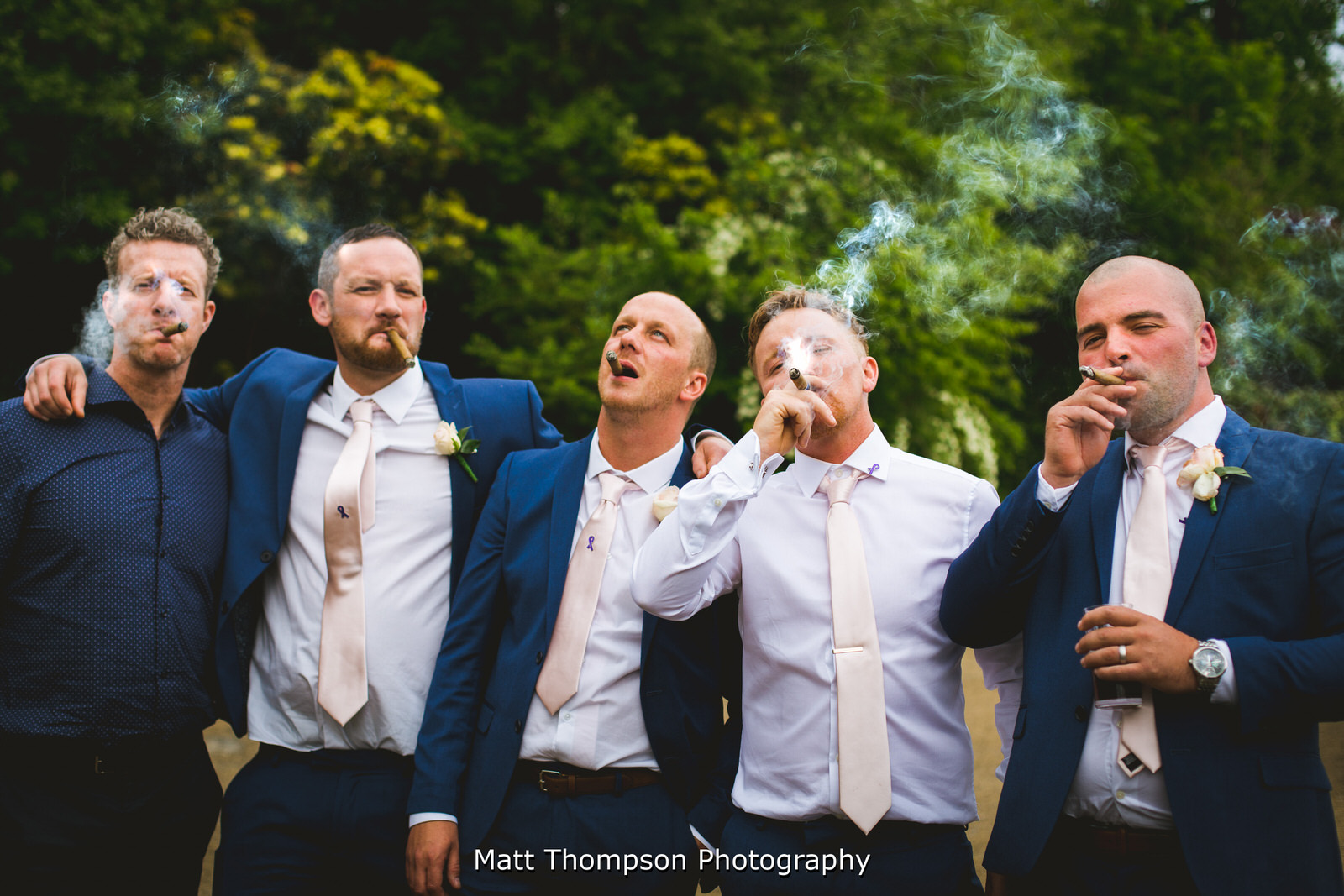 groom and groomsmen