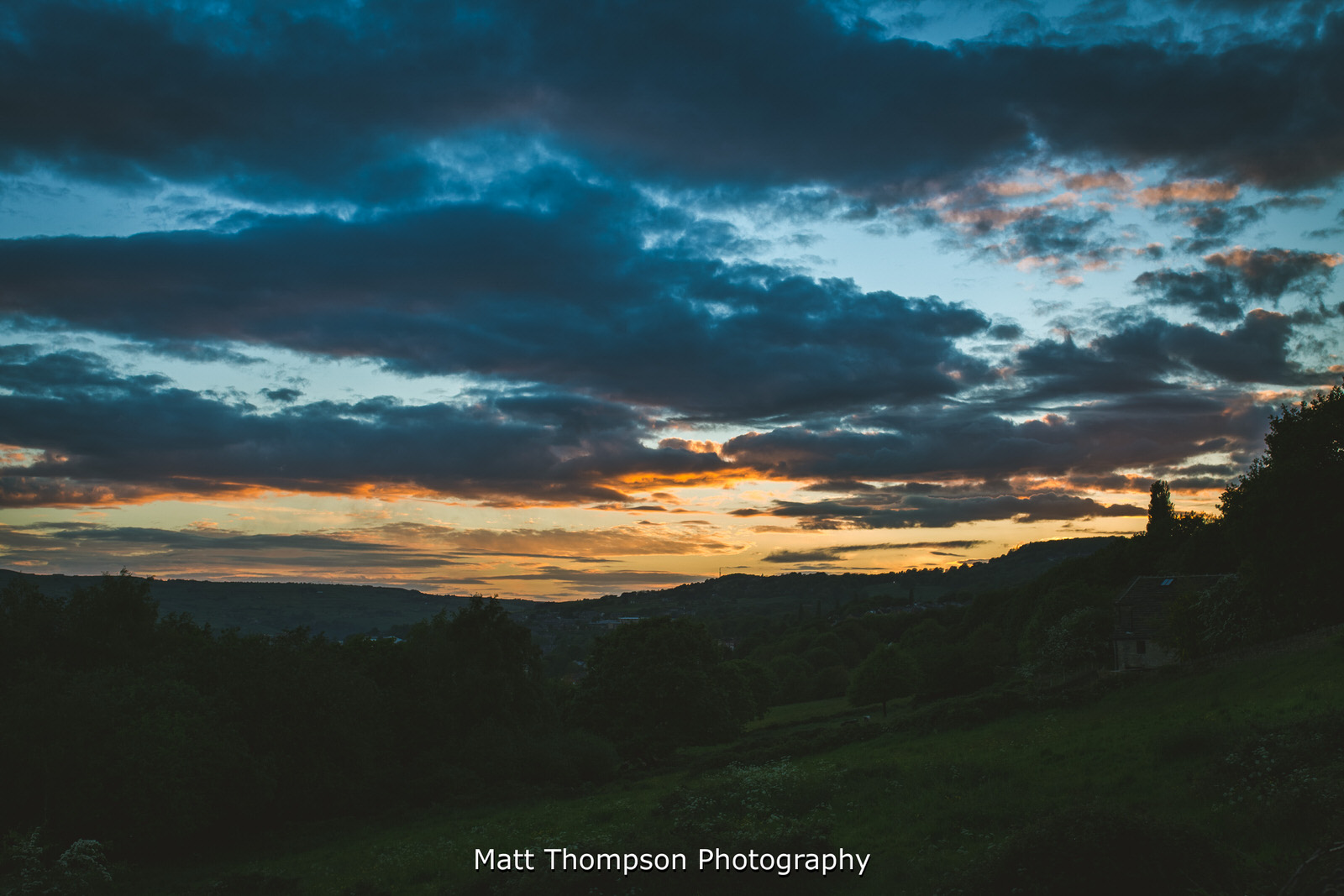 sunset after halifax wedding
