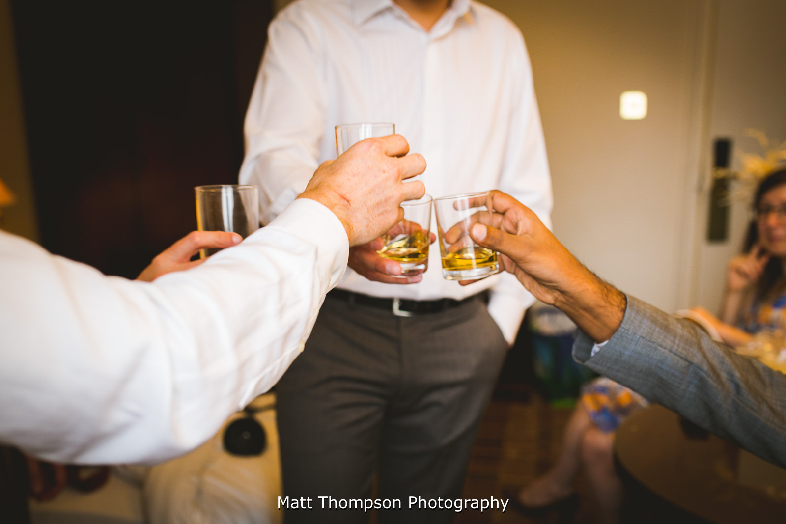 groomsmen cheers