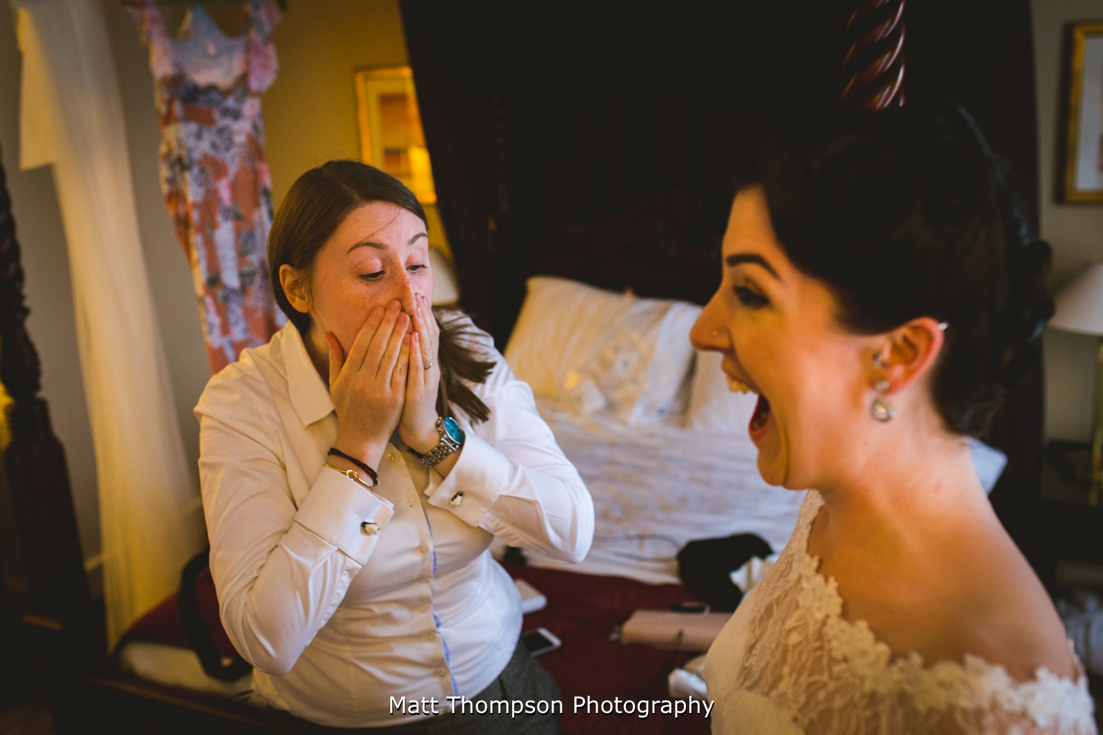 shocked maid of honour