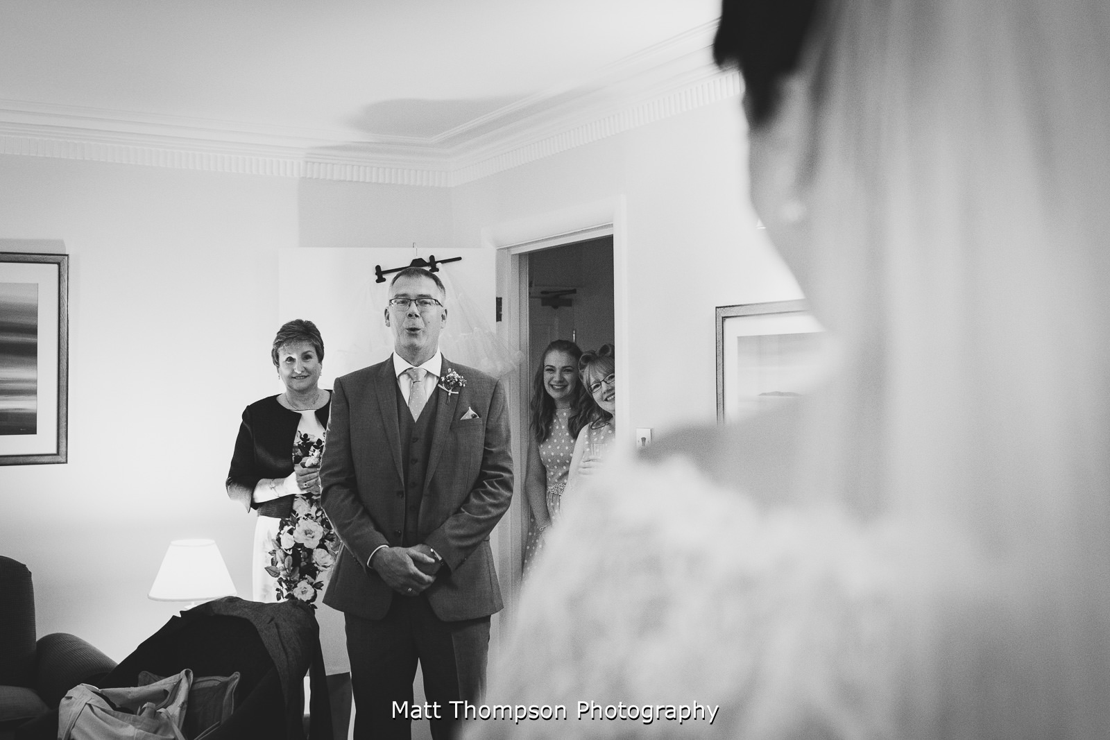 father of the bride first look
