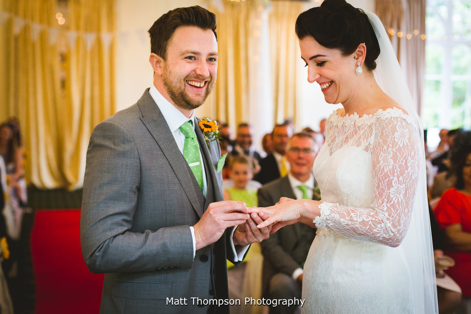 putting the ring on