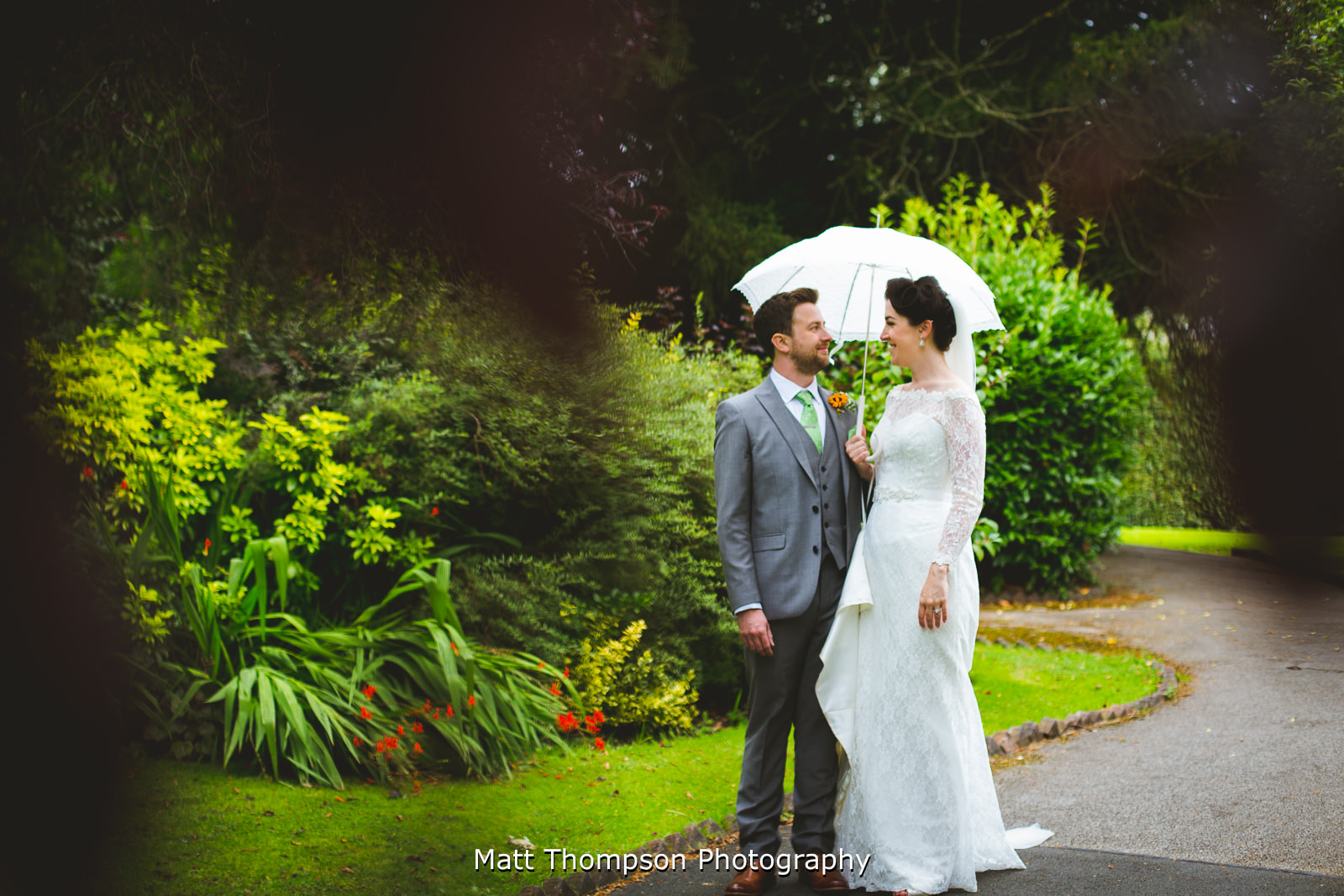 vintage wedding portrait