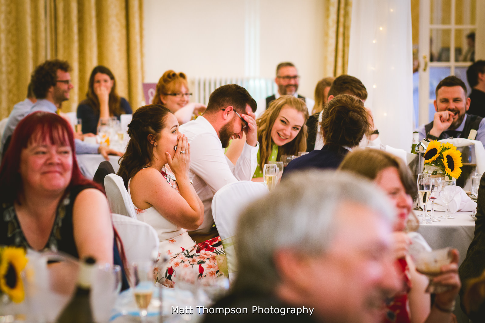 shocked wedding guests