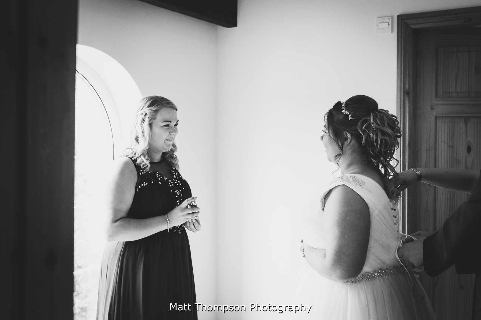 bride and maid of honour