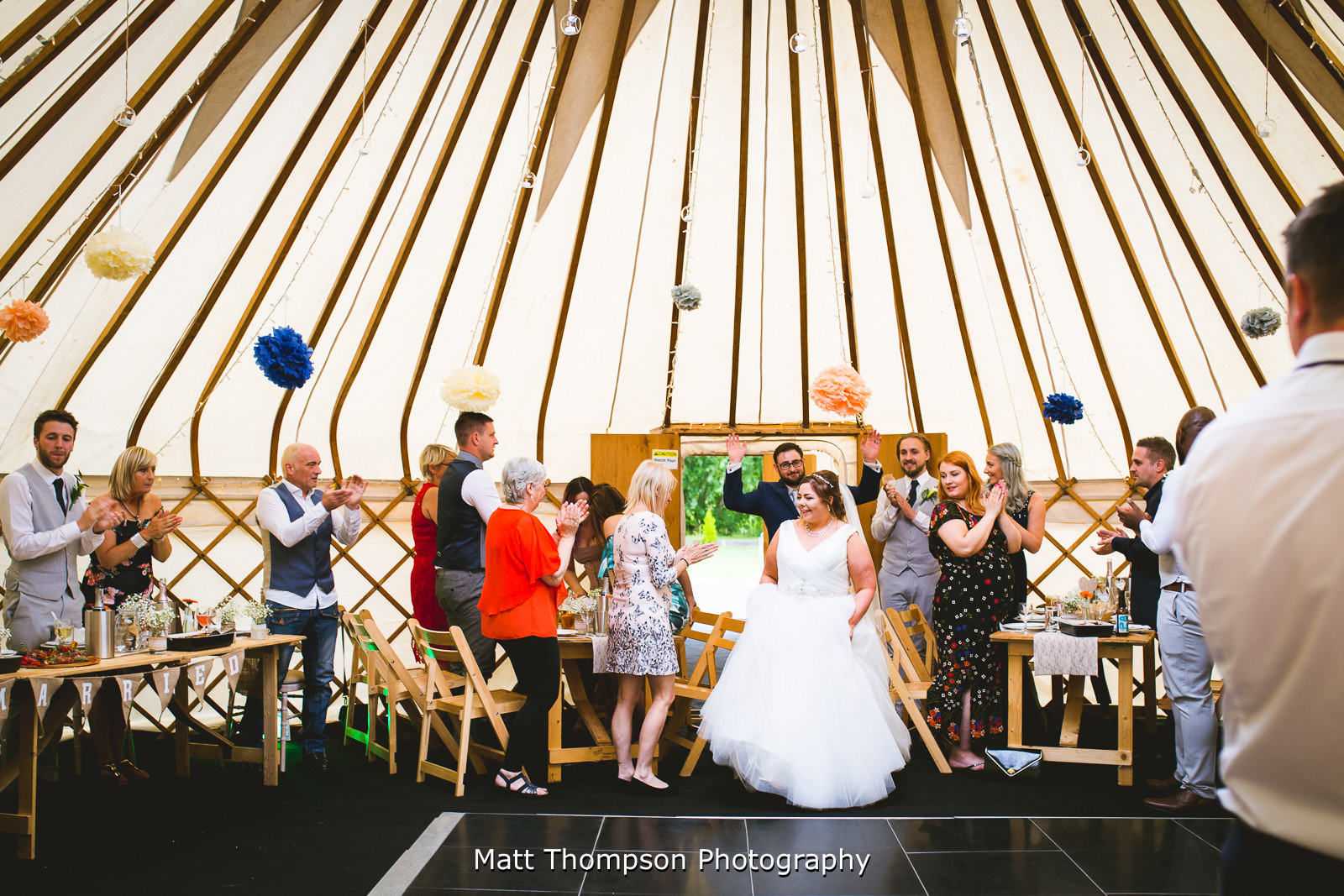 wedding breakfast entrance