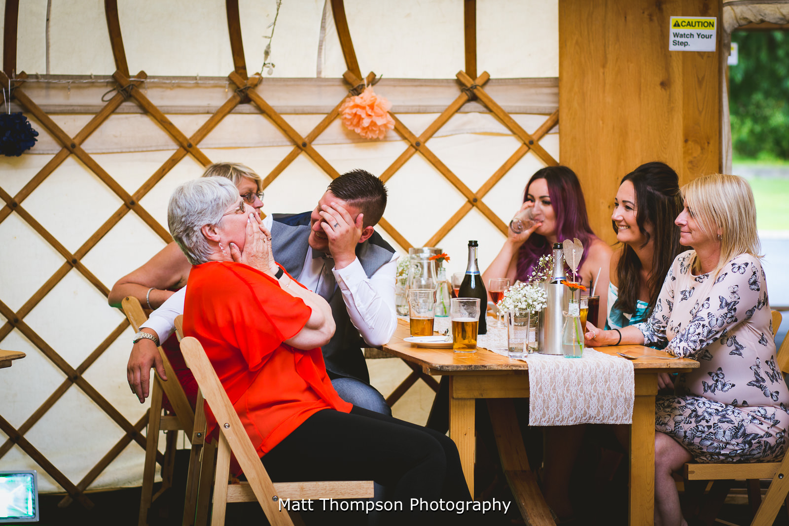 wedding breakfast fun