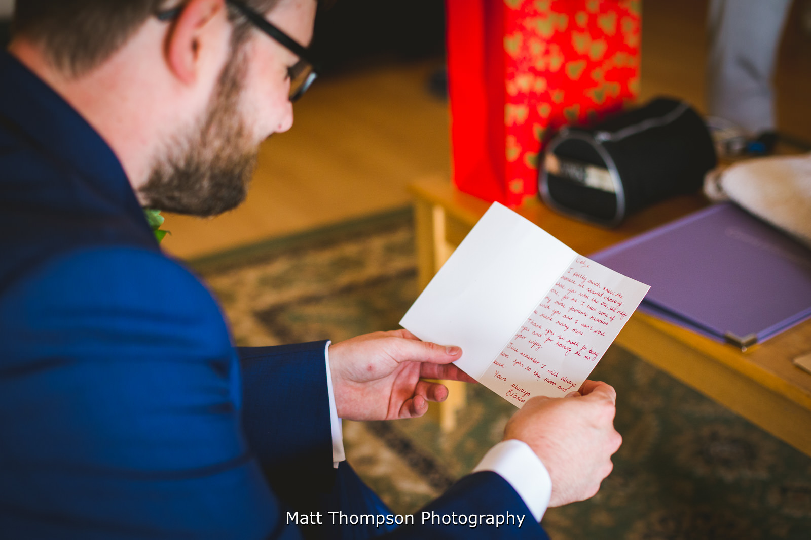 letter from the bride to the groom