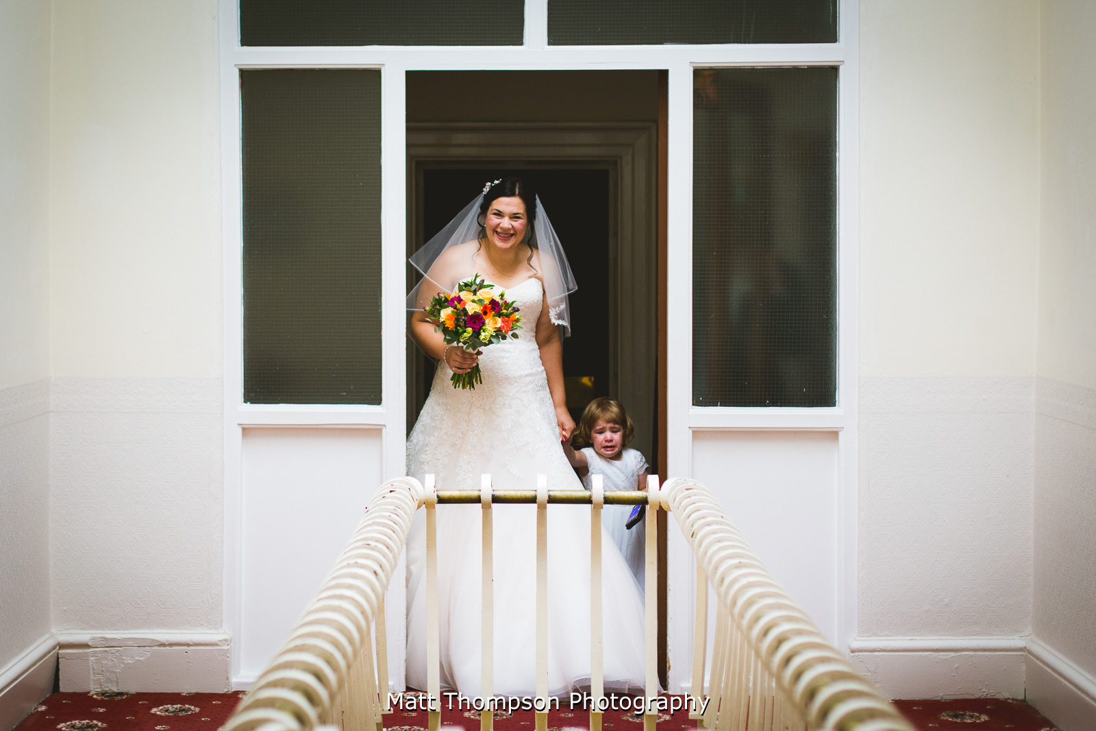here comes the bride at wortley hall