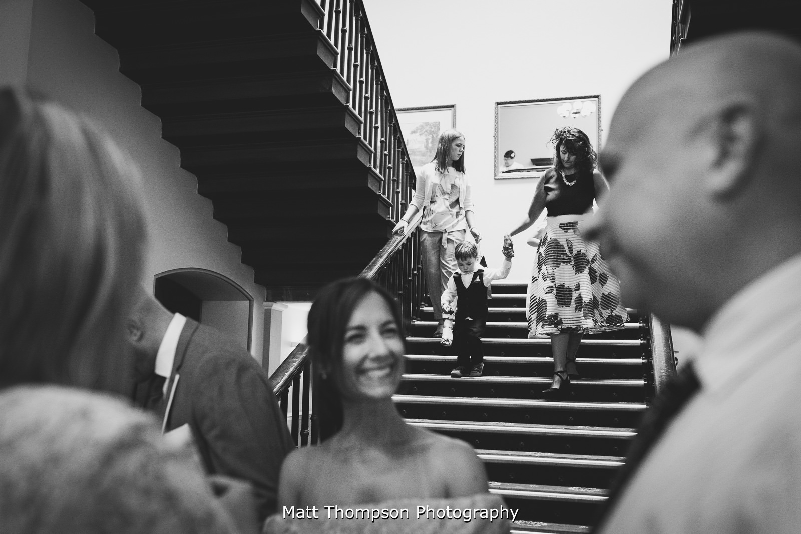 wooden steps at wortley hall