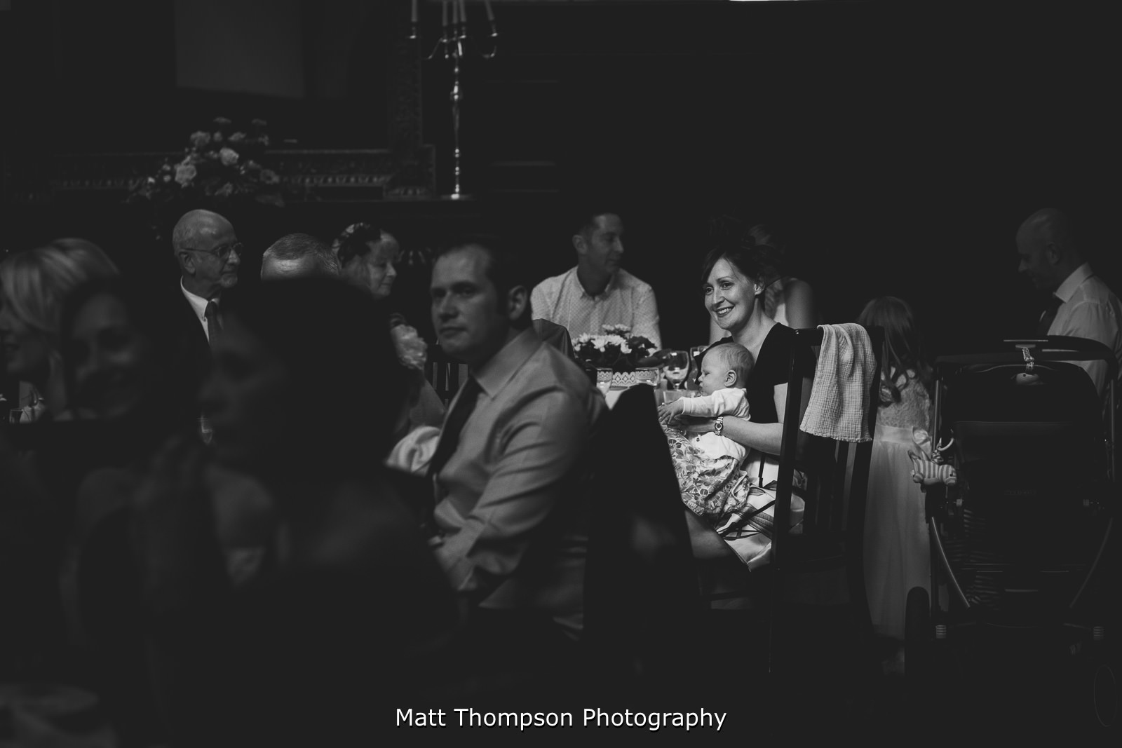 black and white guests