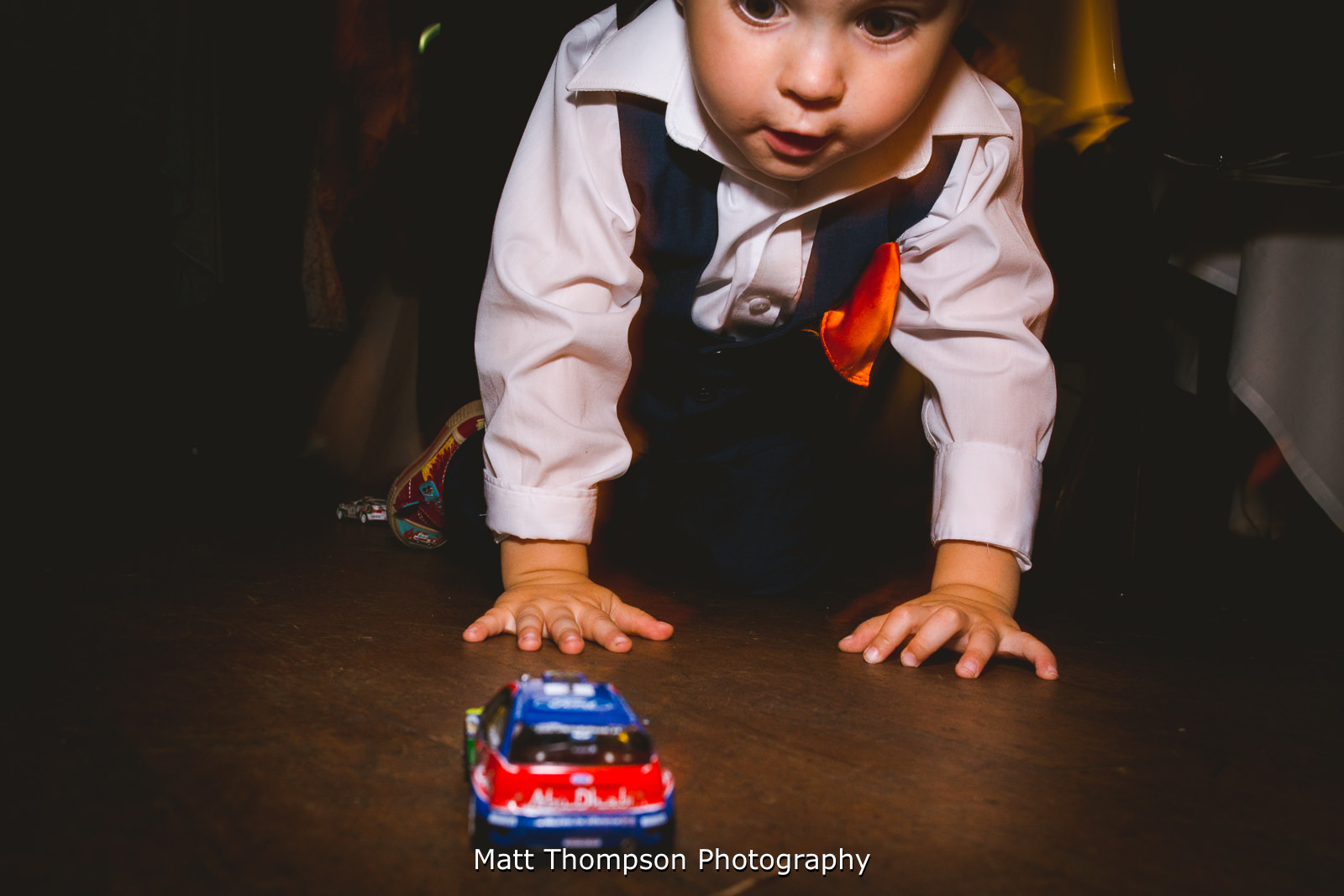 little boy on the dance floor
