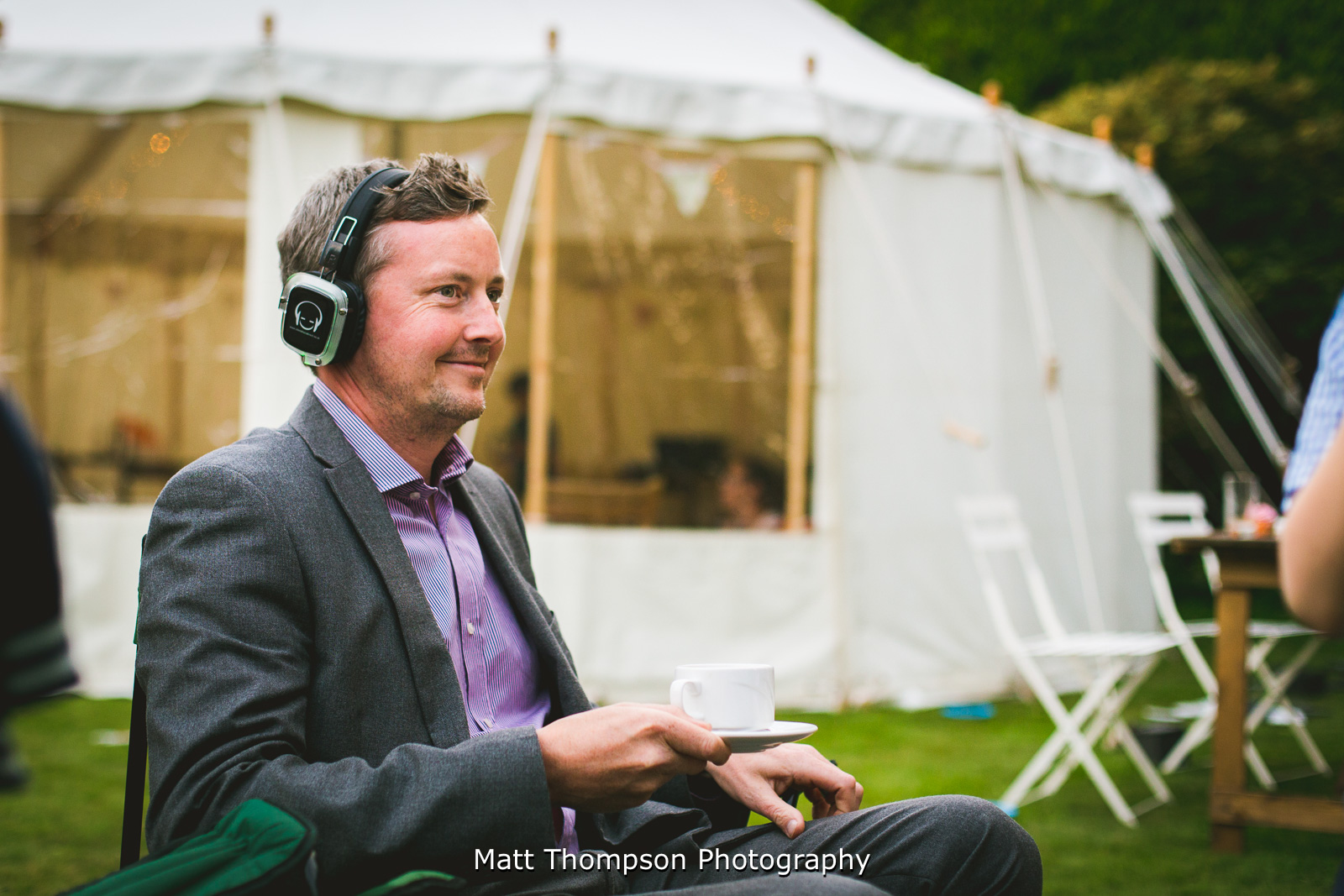 silent disco and cup of tea