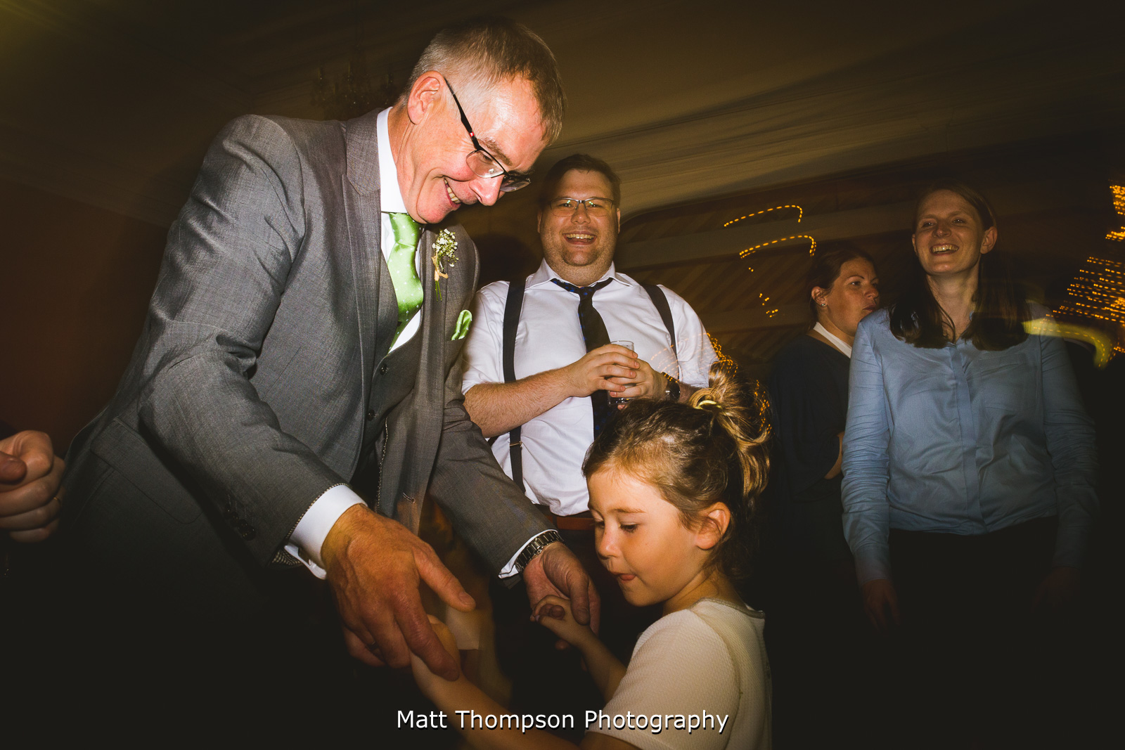 dad dancing with kid