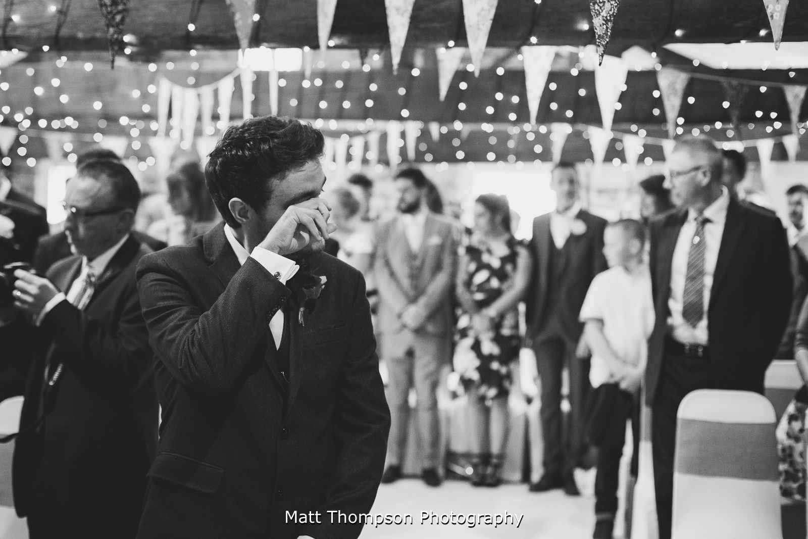 groom crying