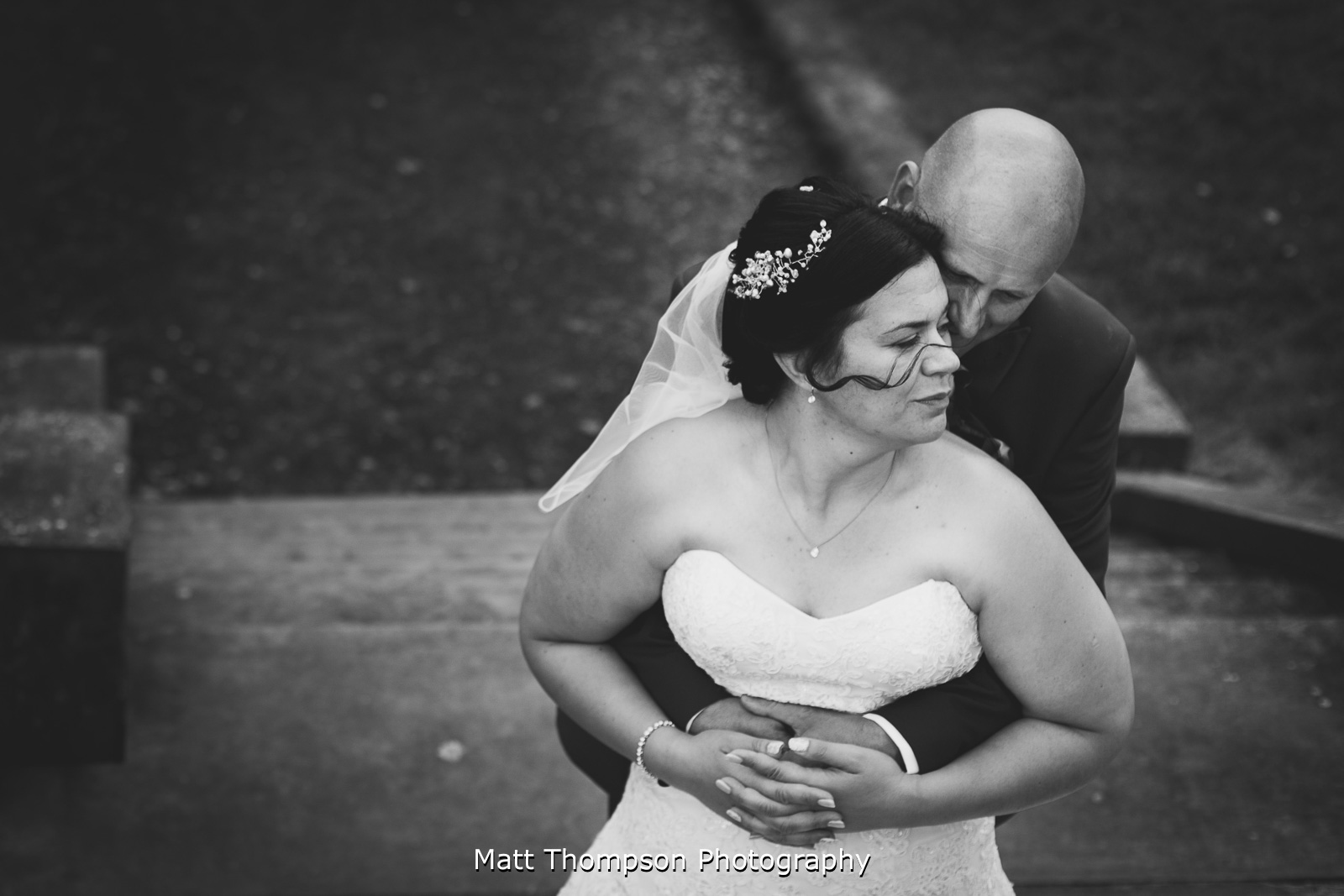 black and white wedding photography