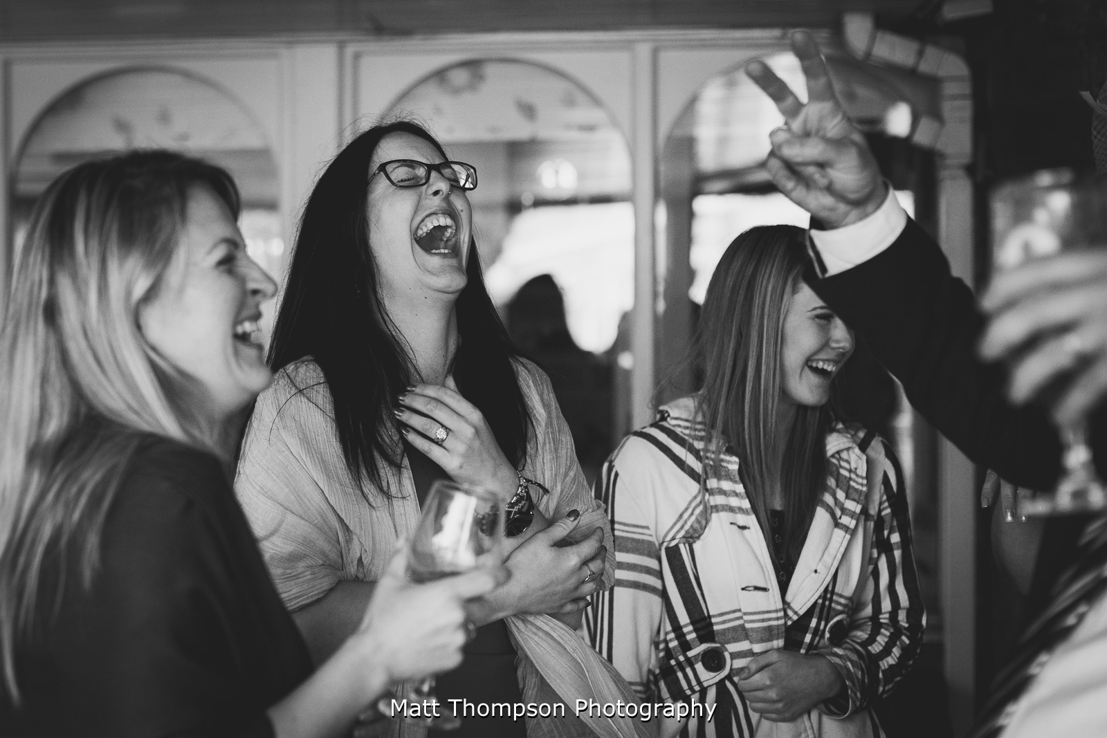guests telling funny stories