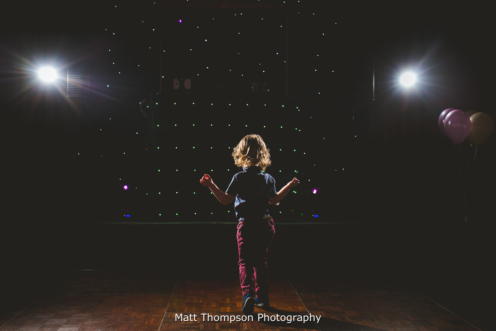 dancing little boy