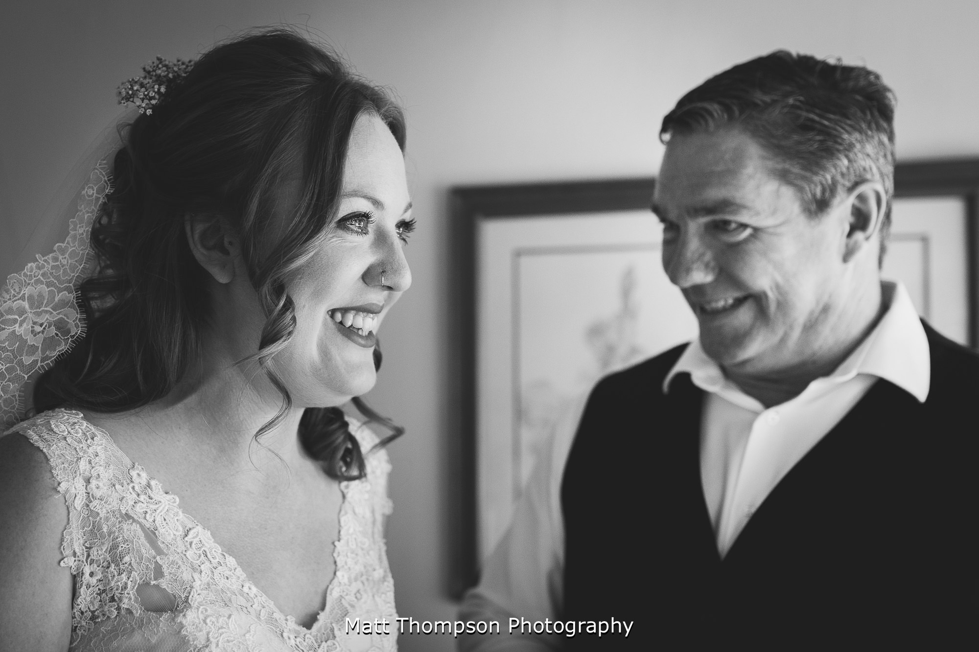 happy wedding tears