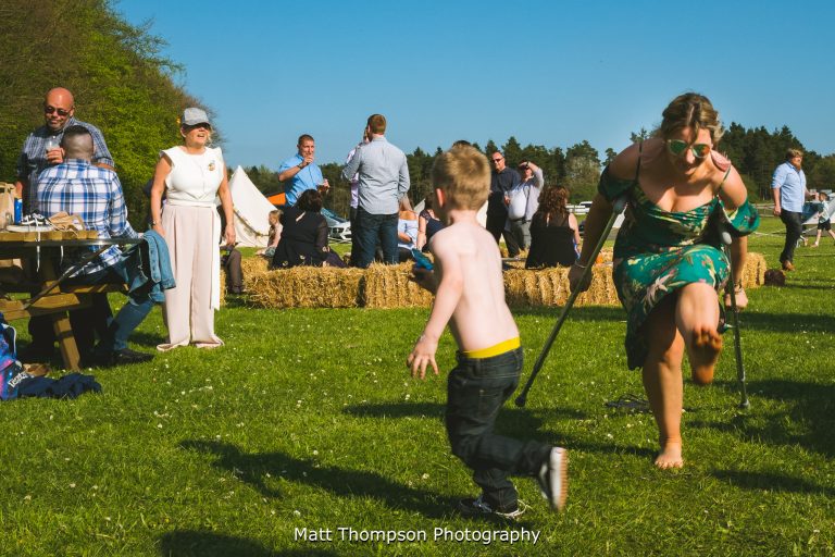 festival wedding in dalby forest
