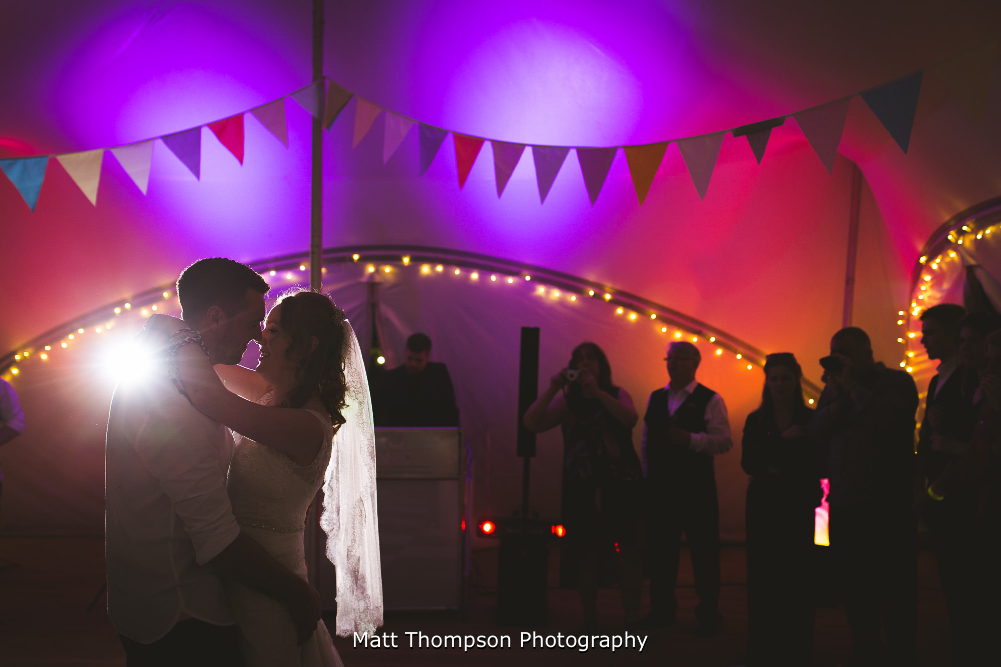 first dance in marquee