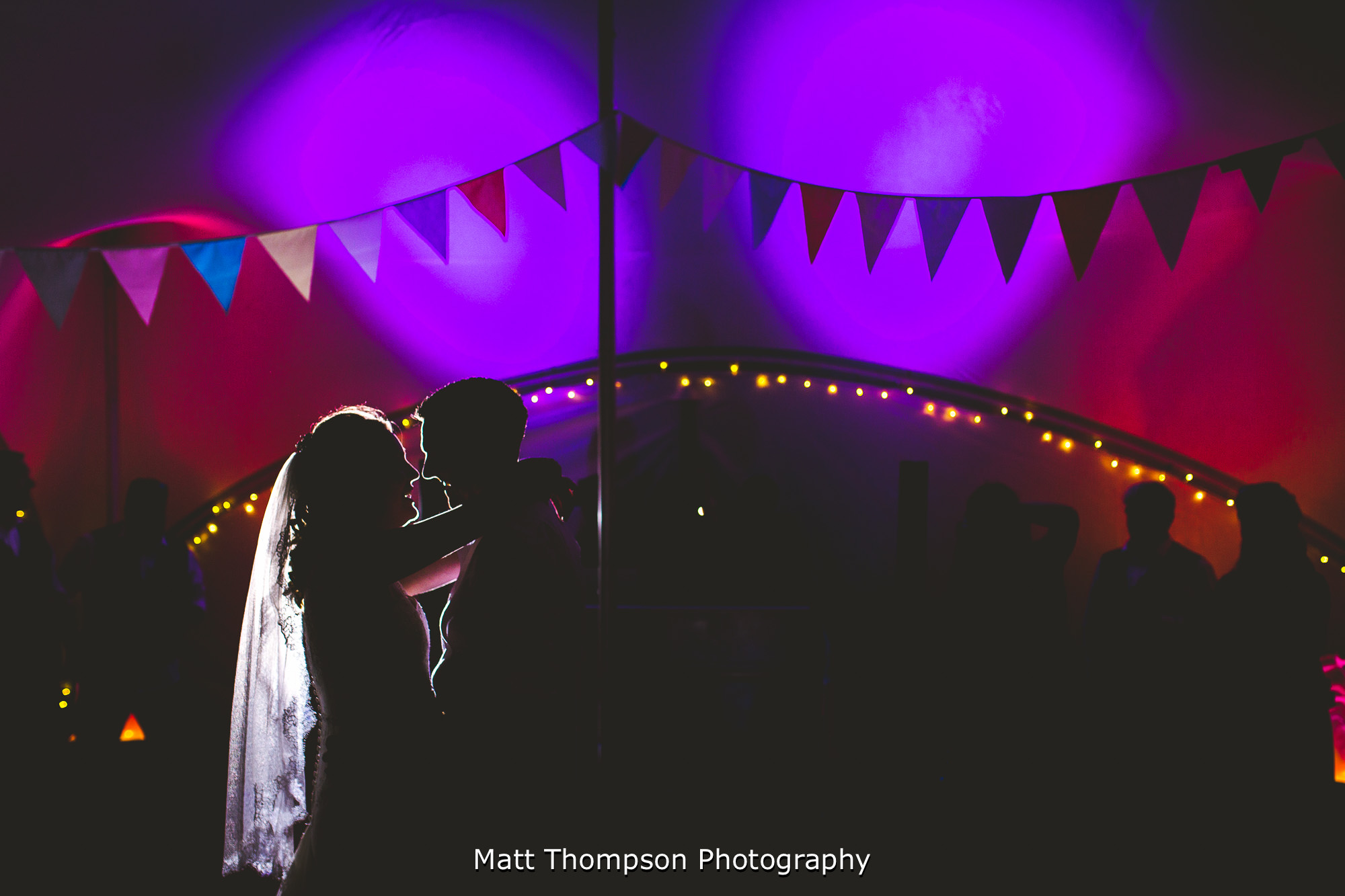 silhouette first dance