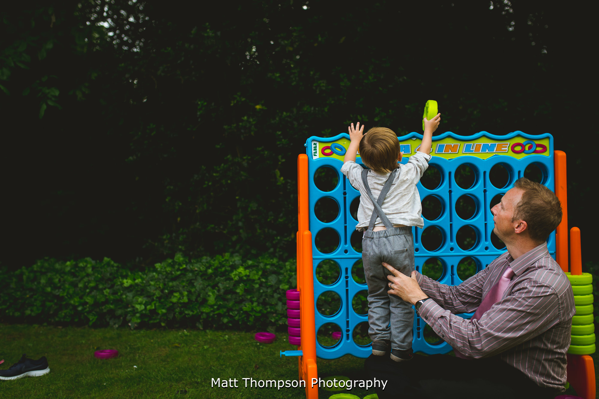 small kids and giant connect four