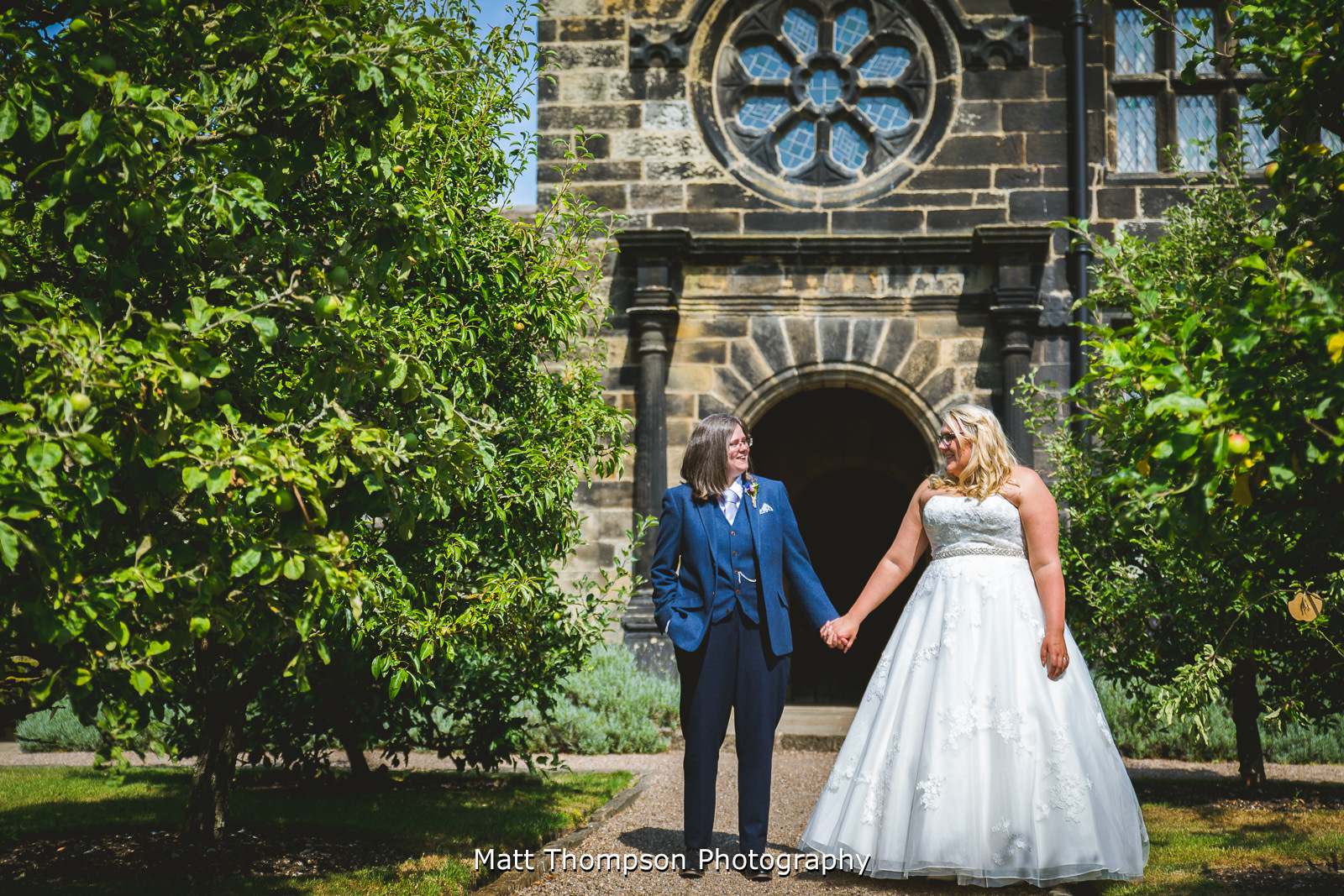 Gay wedding portraits