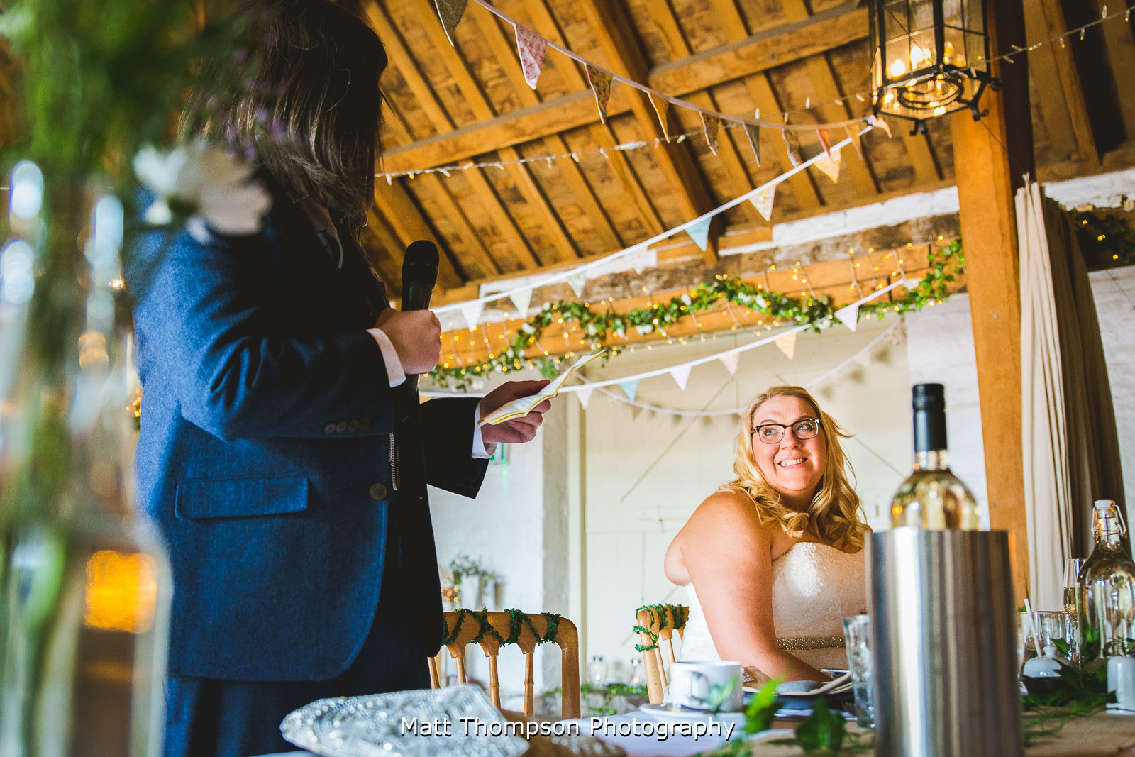Bride wedding speech