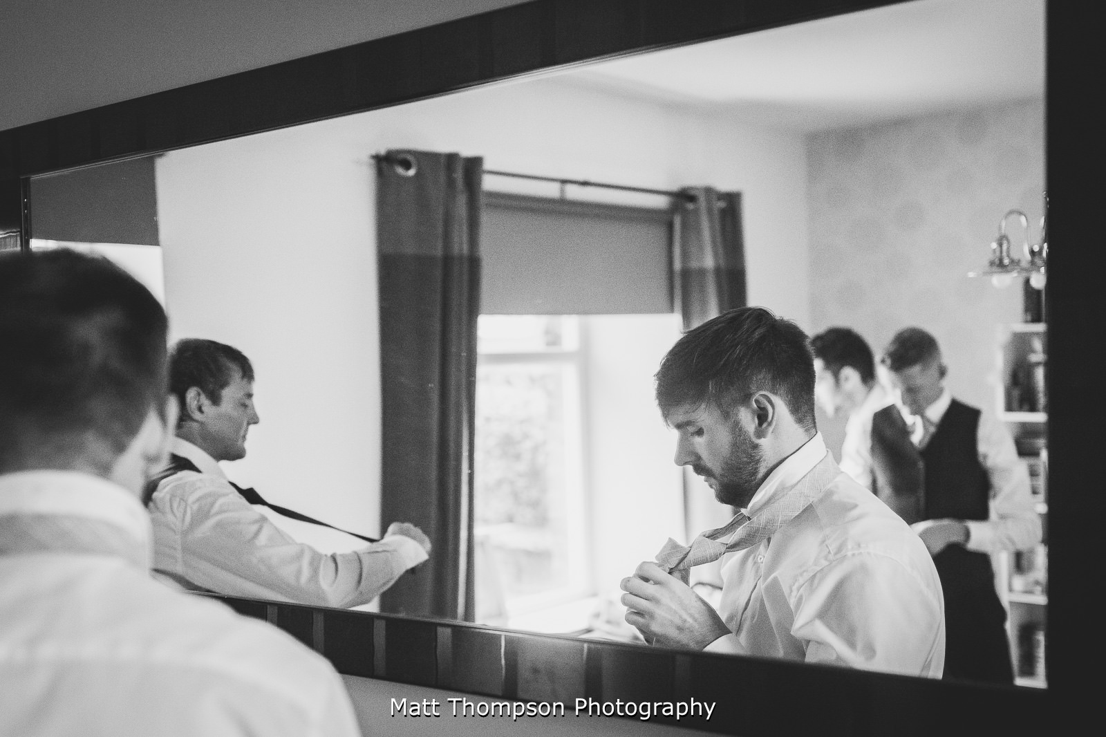 groom getting ready