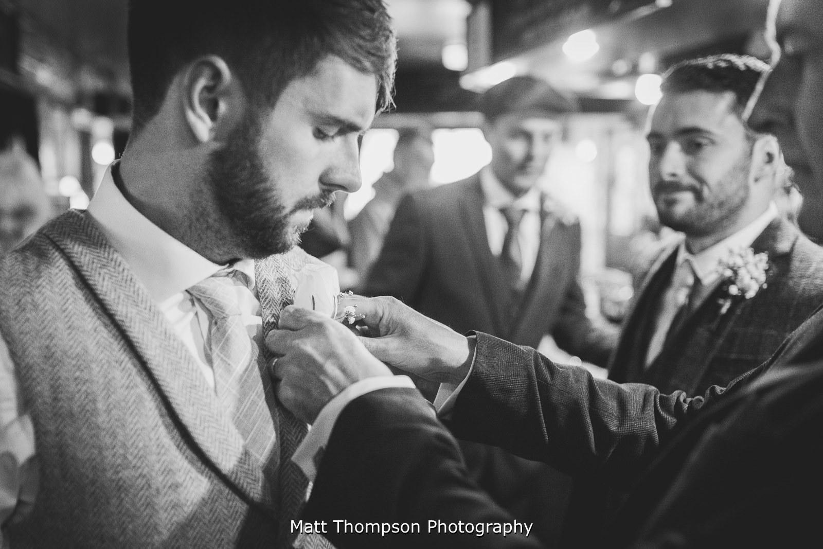 groomsmen in yorkshire pub